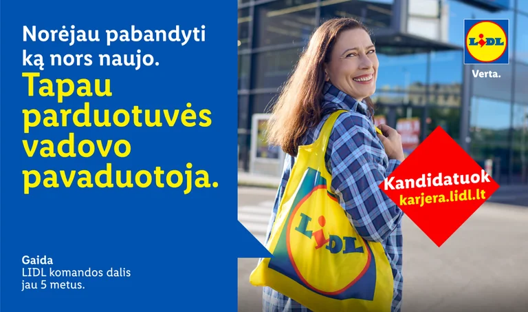 Į „Lidl“ trumpam atėję darbuotojai rado ilgą karjerą