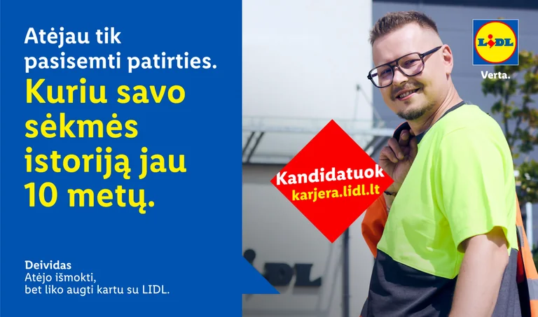 Į „Lidl“ trumpam atėję darbuotojai rado ilgą karjerą
