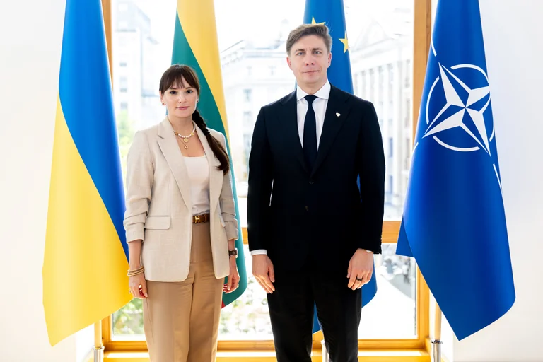 Lietuva žada stiprinti paramą Ukrainos saugumui