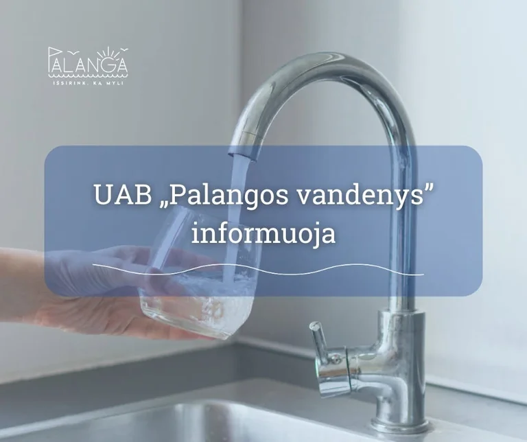 Palangoje daliai gyventojų – 7 valandos be vandens