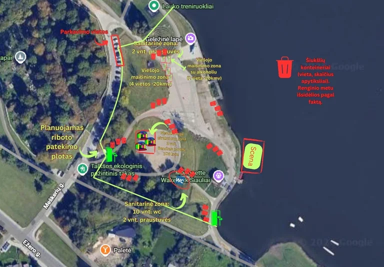 Šiauliuose ežero lankytojams – laikini ribojimai