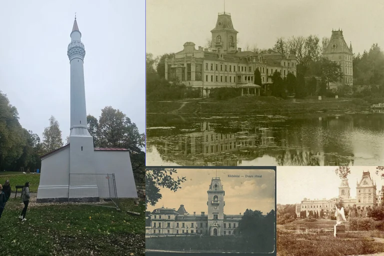 Kėdainių parke sutvarkytas retas Lietuvos minaretas: ką svarbu žinoti